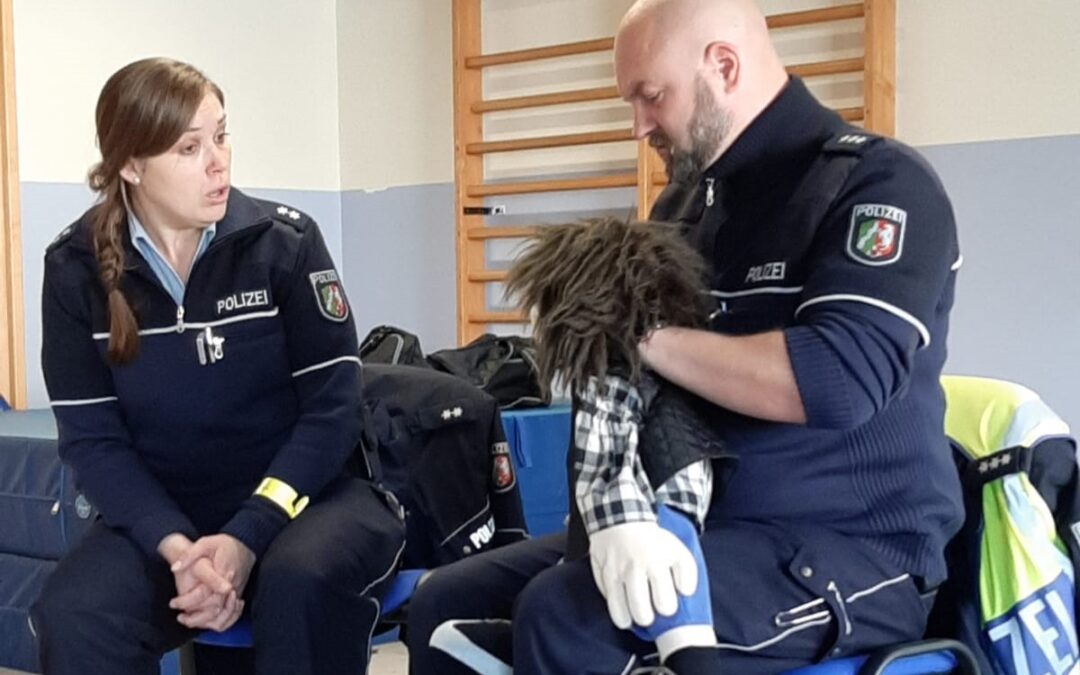 Sicherheit üben mit der Polizei
