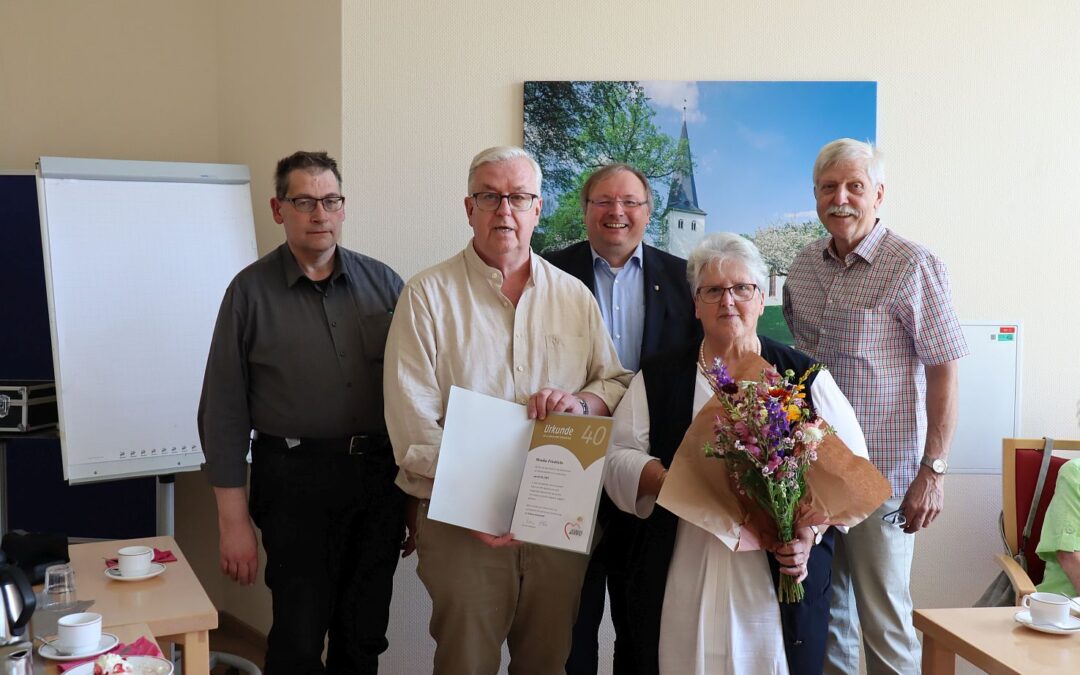 Glückwünsche und viel Dankbarkeit