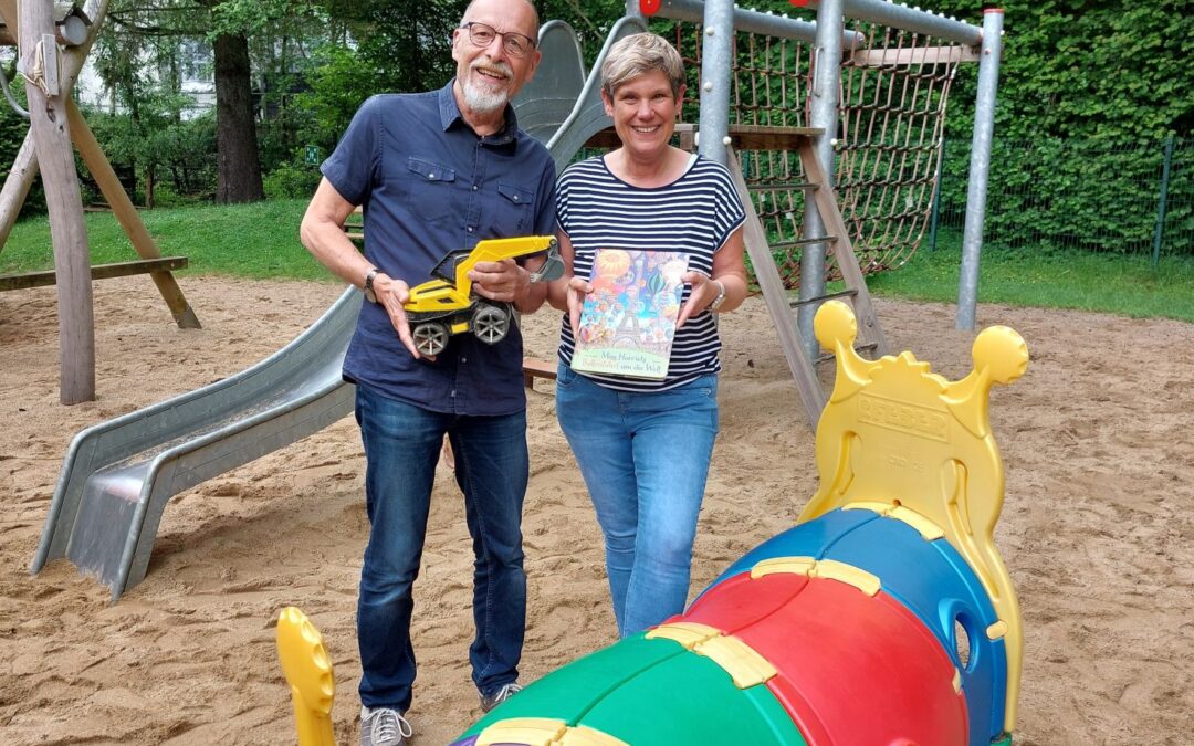 Spenden an die Kitas: Sandkastenspiele